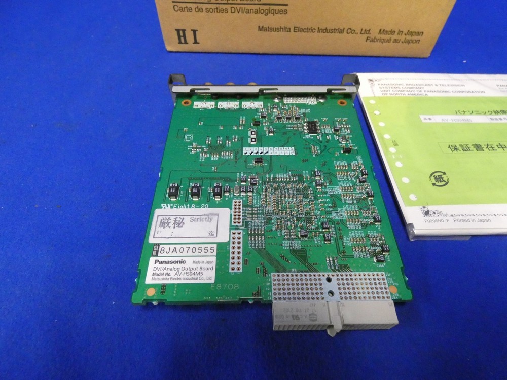 Panasonic AV-HS04M5 DVI/Analog Component Output Board for AV-HS410, 400, 450