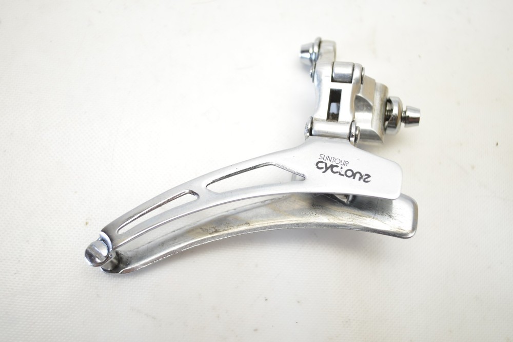 MAEDA SUNTOUR CYCLONE ROAD BICYCLE BRAZE-ON BOTTOM PULL FRONT DERAILLEUR