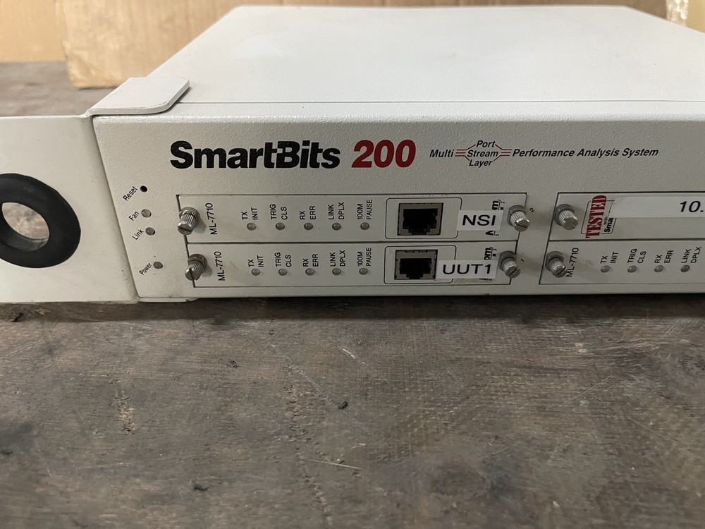 Spirent SmartBits 200 SMB-0600 w/ 3× ML-7710 Modules Network Test System As-Is