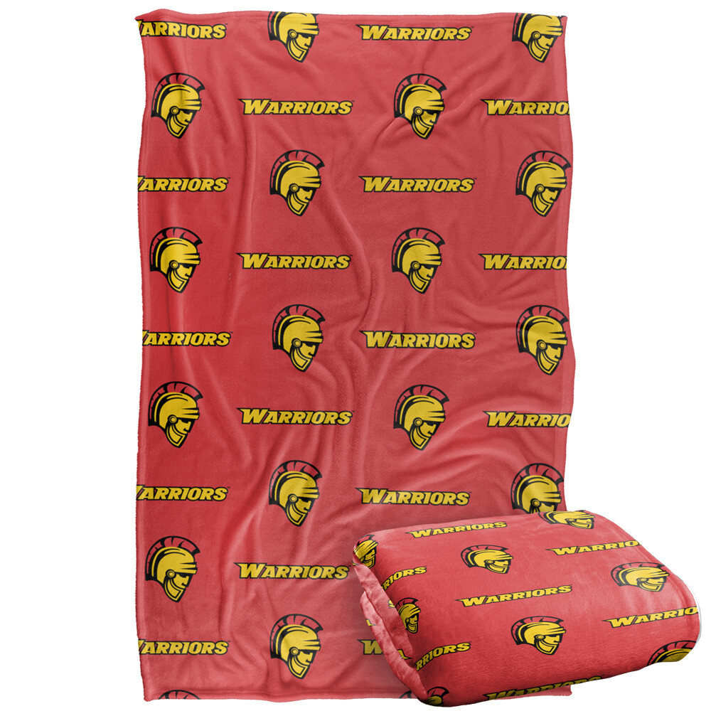 California State University StanislaUS Logo Pattern Silky Touch Throw Blanket