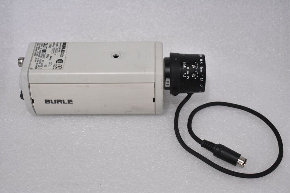 PHILIPS BURLE SECURITY CAMERA TC652EA 24VDC 60Hz 4W W/REPLACEMENT LENS & CABLES