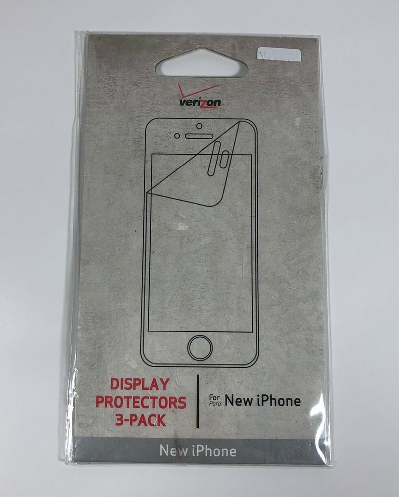 Verizon Display Protectors 3-pack For New iPhone - New in Pack