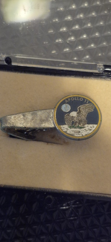Apollo 11 mission lapel Tie Clip