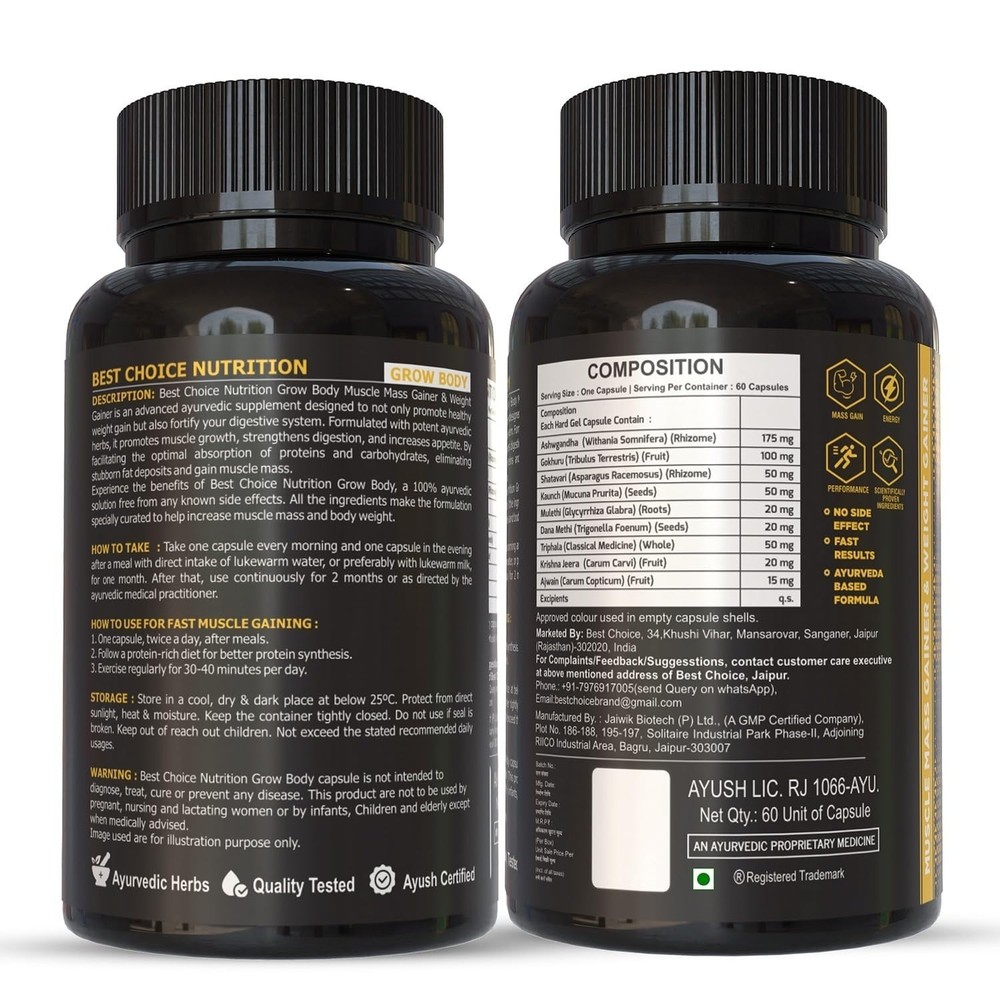 Original Muscle Mass Gainer 60 Capsules