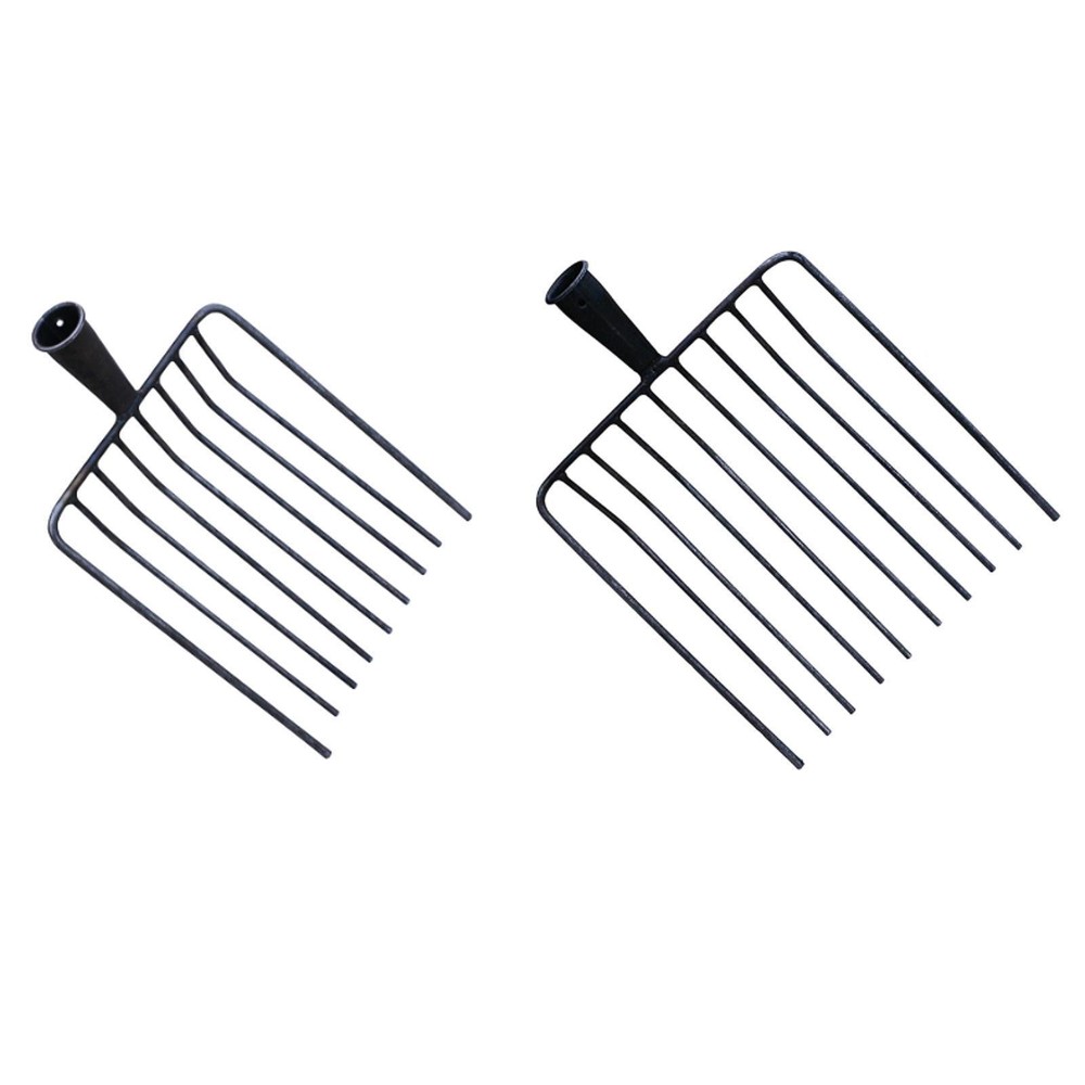 Steel Pitchfork Replacement Head Stall Shaving Fork Utility Sturdy Farm
