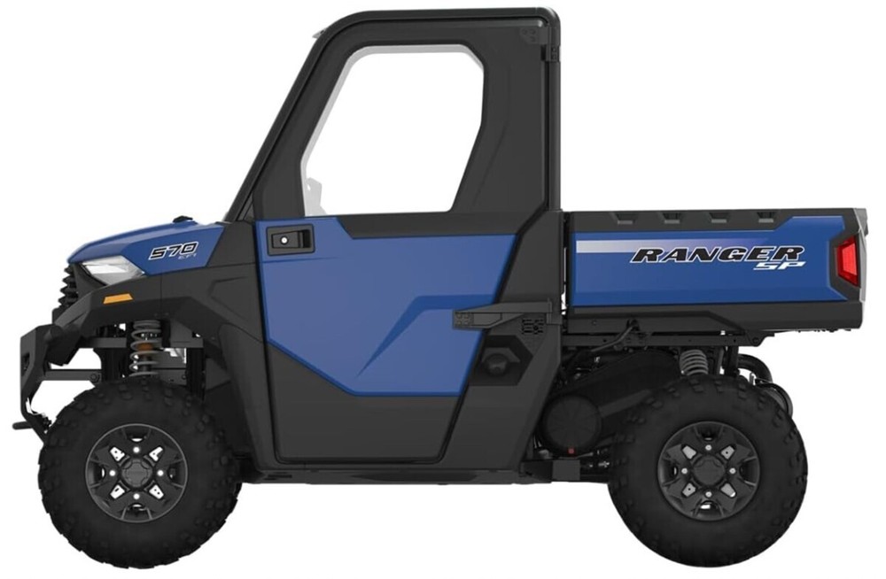 2889389-795 - POLARIS RANGER LEFT FRONT DOOR PANEL BLUE (DRIVER SIDE ONLY)