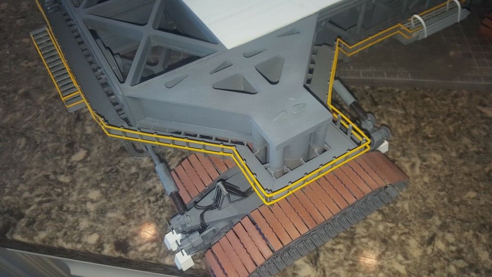 3d printed NASA Crawler Transporter 1:72