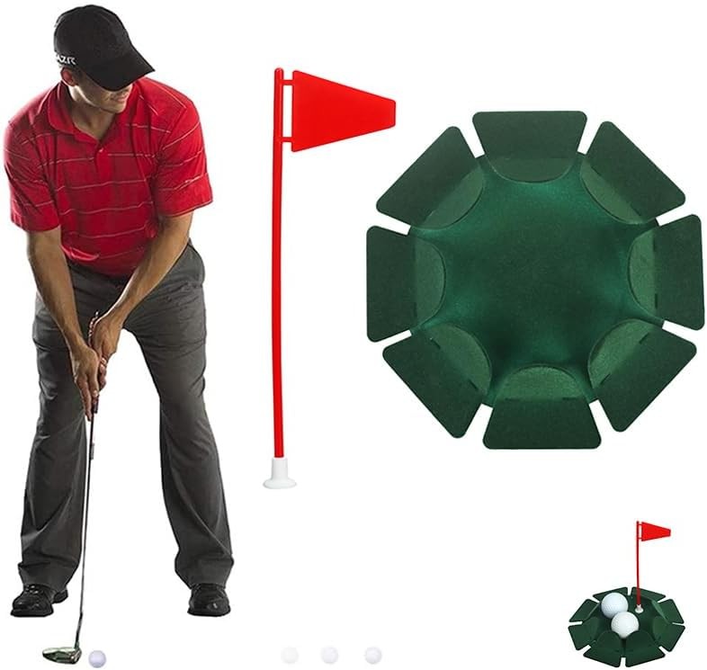 All Direction Golf Practice Cup Indoor Outdoor Surface Flocking 2pcs