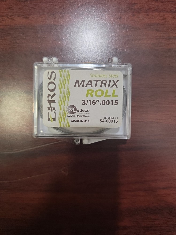 Ehros Matrix Band Roll 3/16" .0015