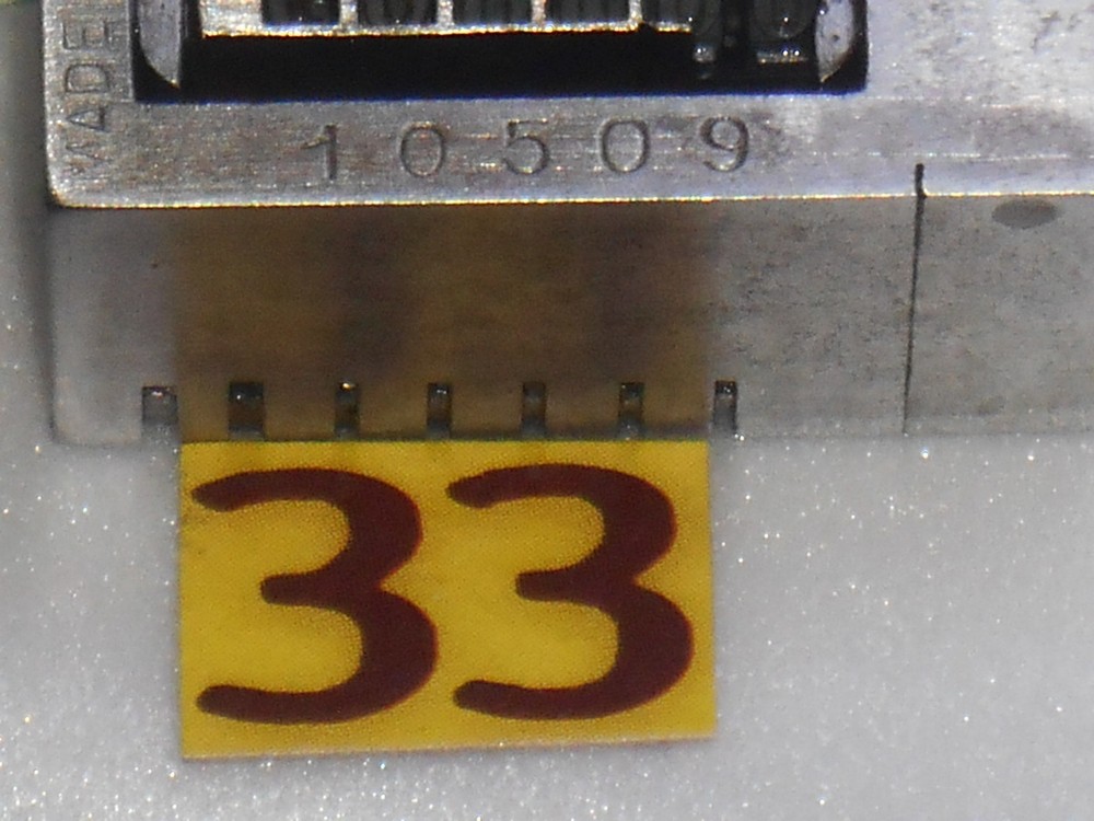 AMOS | letterpress Reverse numbering machine | 33