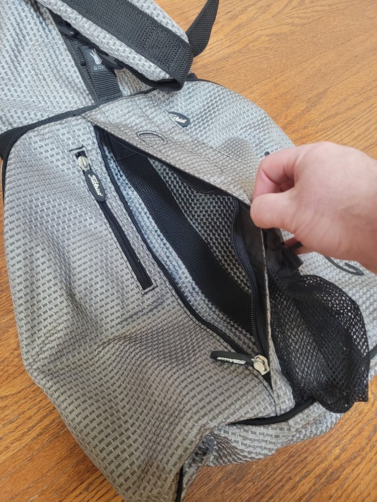 Titleist Sunday Golf Bag Single Strap Gray/Black