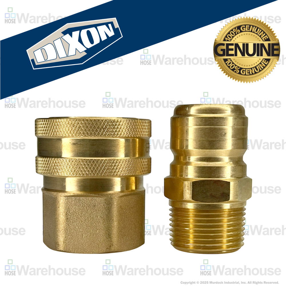Genuine Dixon E-Series 1" Quick Disconnect Kit – 8EF8-B, E8M8-B - 1200 PSI