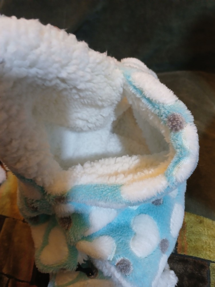 Cozy Heart Patterned Tunnel And Hammock For Pets
