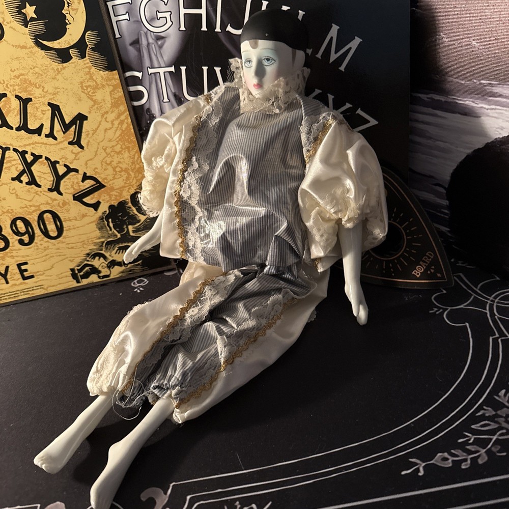 Haunted Jester Doll Active Spirit ~ Vespera Grin ~ Malevolent, Foreboding, 16”