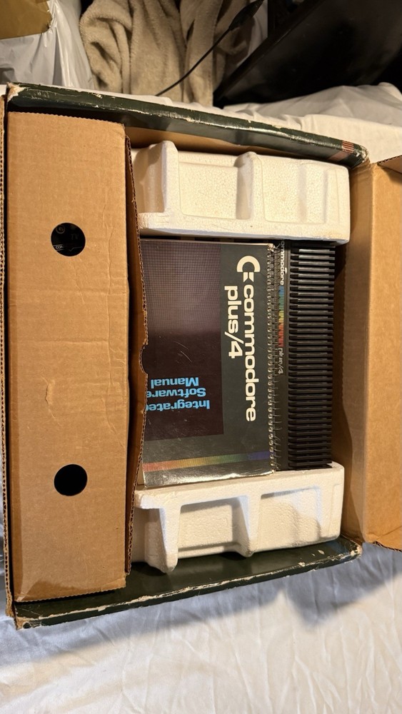 WORKING Commodore Plus/4 In Box With PSU Manuals Retro Vintage Computer Tested
