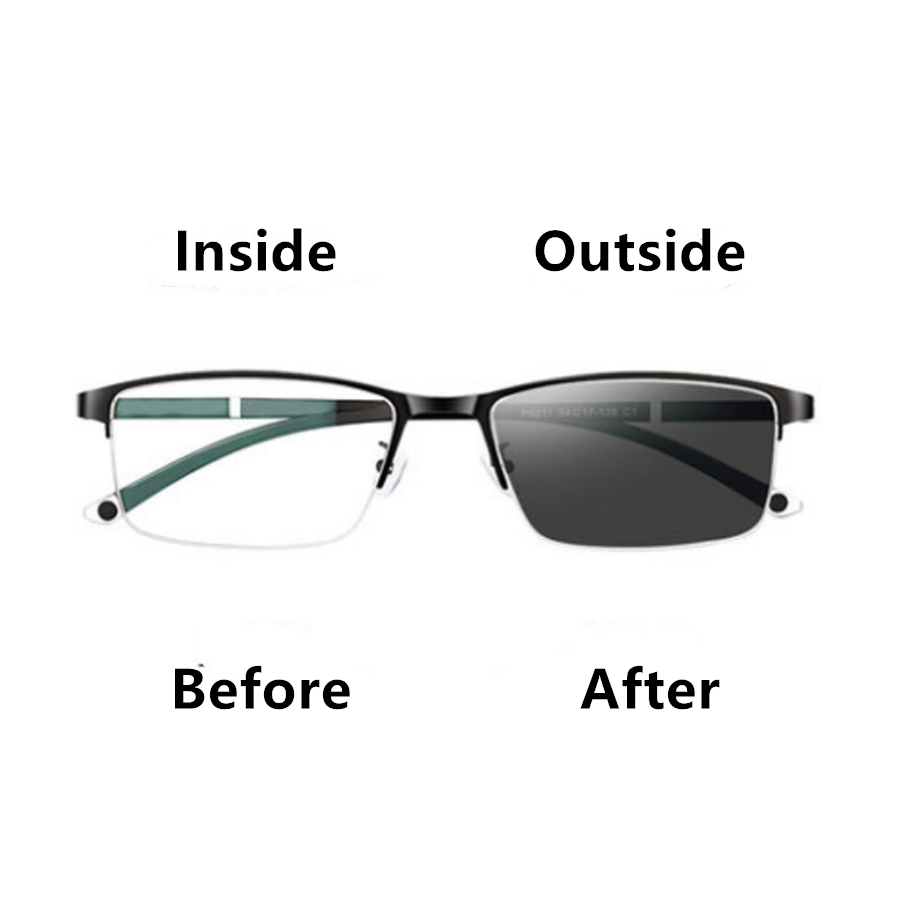 Anti-blue Smart Zoom Progressive Multi-focus Distance Reading glasses Transition