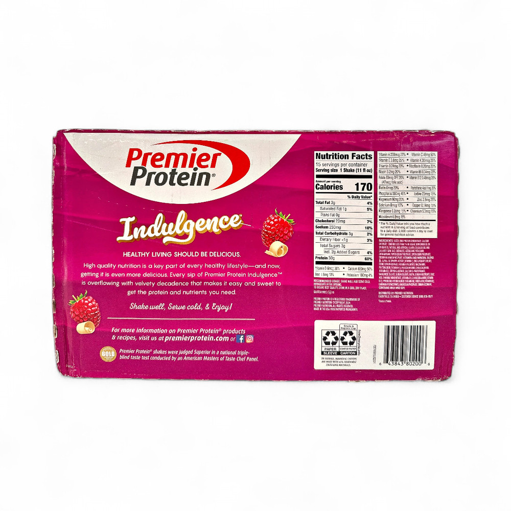 Premier Protein 30g Protein Shake, White Chocolate Raspberry 11oz - 15 Count