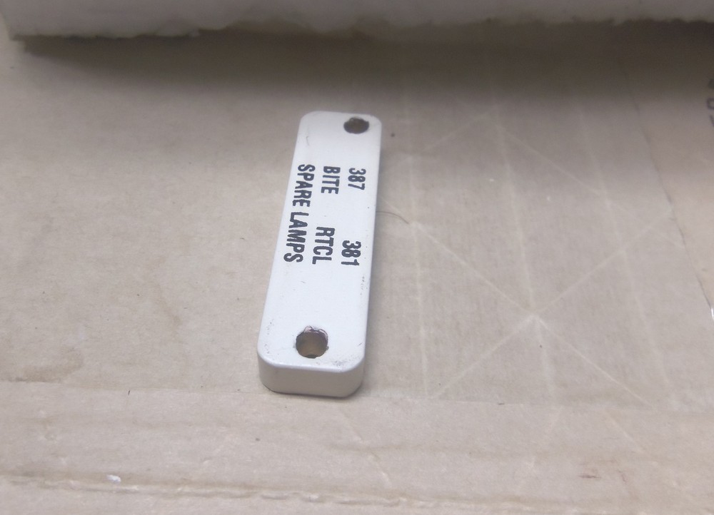 Aluminum Spare Lamps Cover (NOS)