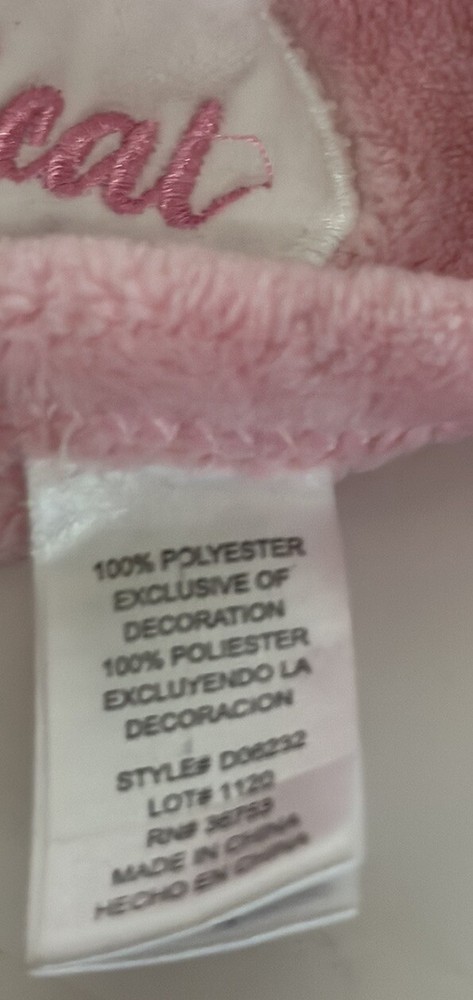 Pink "Magical" Unicorn Lovey Soft Plush, Security Blanket EUC
