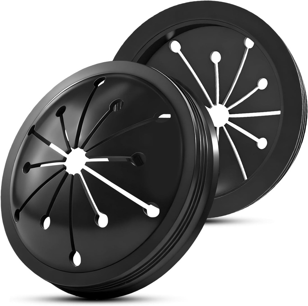 2-Pack Garbage Disposal Splash Guard 3-1/8 Universal Sink Baffle Splash-Proof