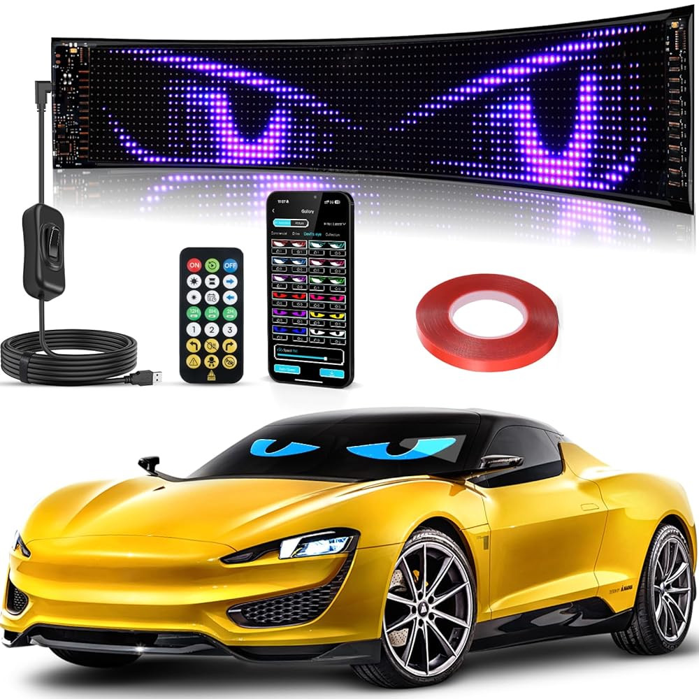Truck-Specific Devil's Eye-LED-Screen/Car Eye Light Truck Dynamic Programmable