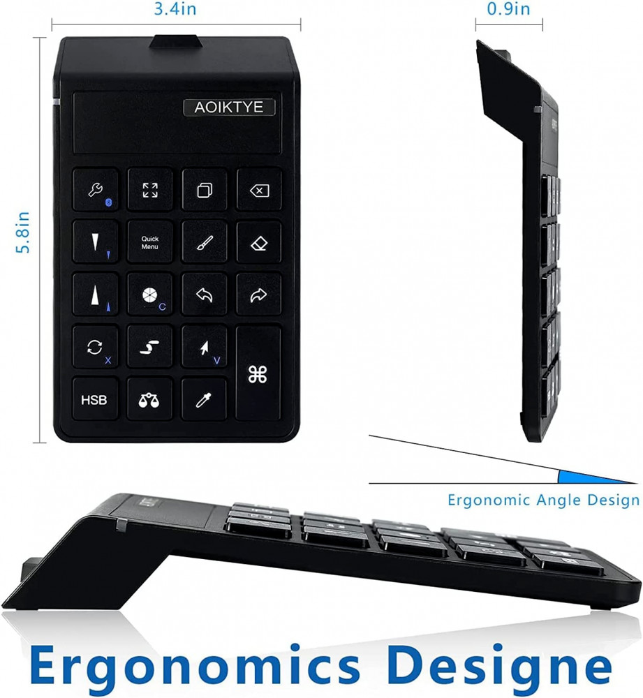 Keyboard for Procreate, Procreate Accessories Black