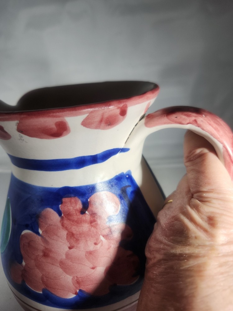 Sorrento Handpainted Ceramic Pitcher