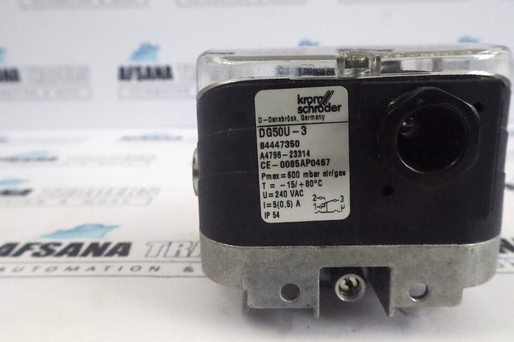 Kromschroder dg50u-3 gas pressure switch