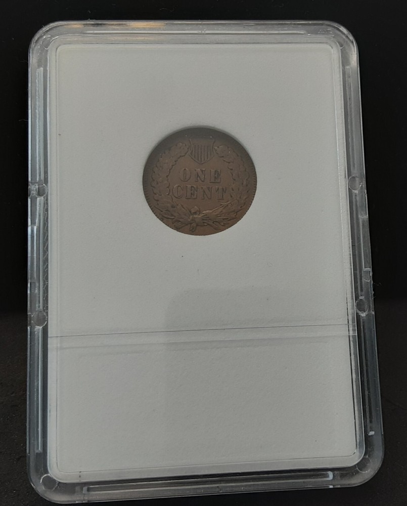 1907 INDIAN HEAD CENT - VF - IN PLASTIC CASE - K246