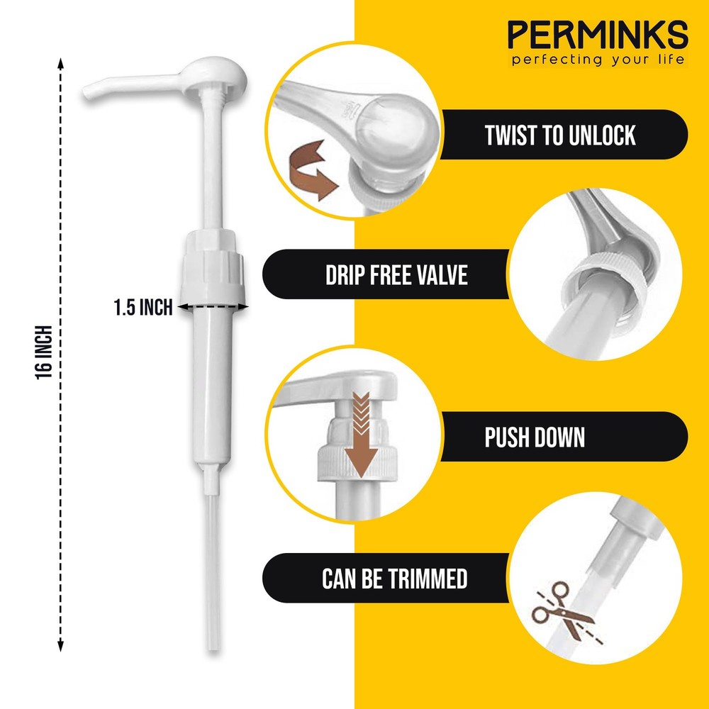 5 Gallon Pump Dispenser - for 5 1 Count (Pack of 1), White