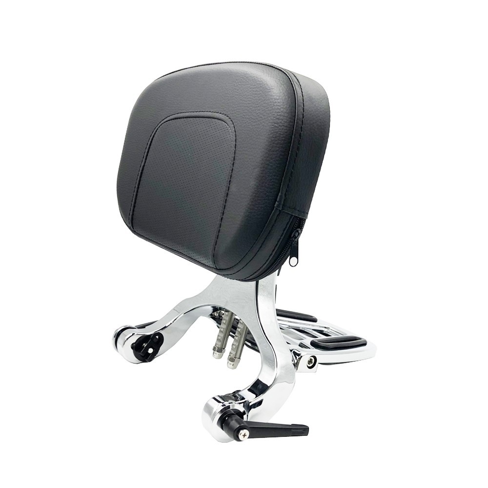 Multi-Purpose Driver Passenger Backrest For Harley Slim Deluxe Heritage 01-17