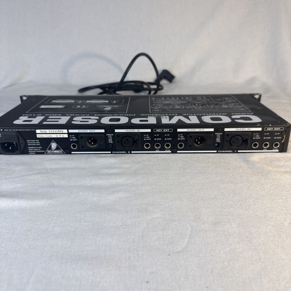 Behringer Composer Audio Interactive Dynamics Processor MDX 2100, Rack Mount