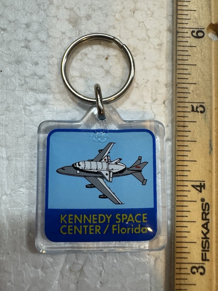 Vintage Kennedy Space Center- Space Shuttle Keychain