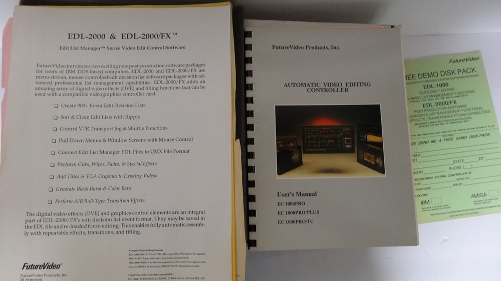 Future Video FutureVideo Video Editing Controller EC 1000PR0 MKII