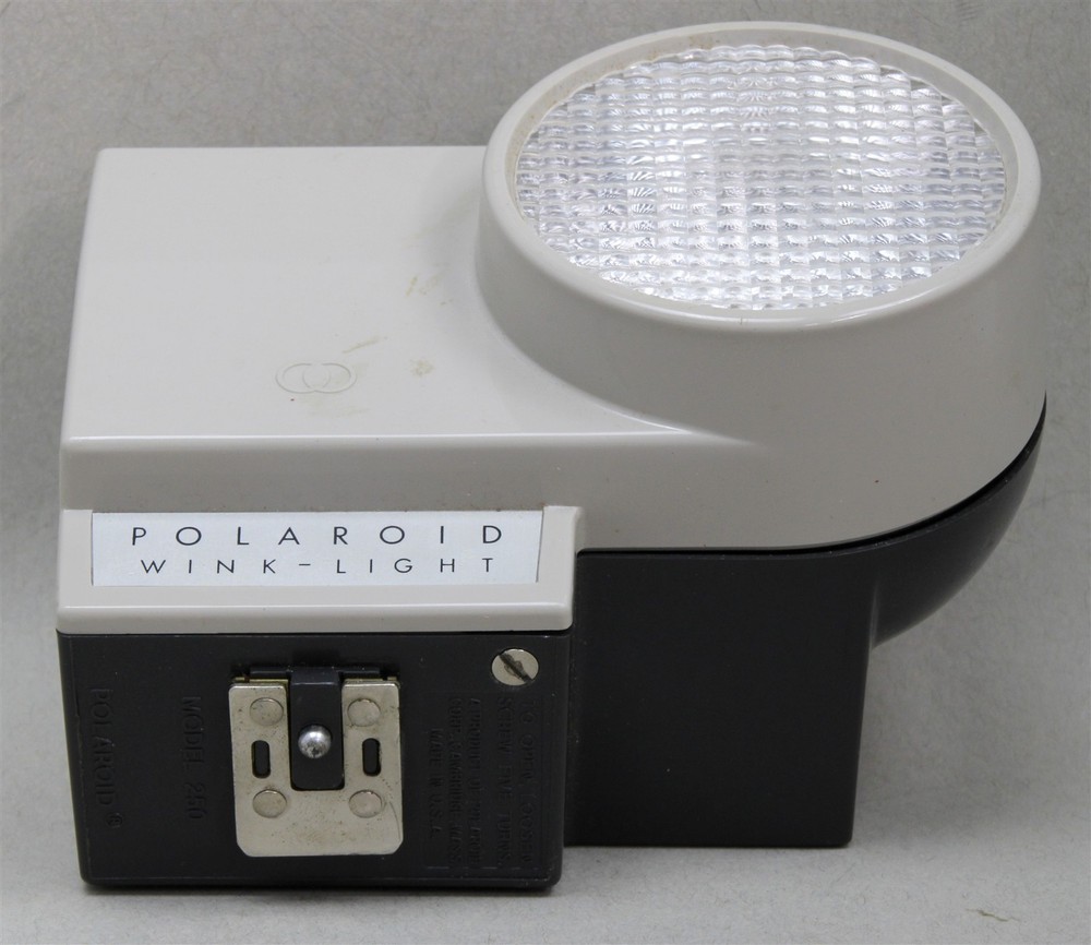 Vintage POLAROID Model 250 WINK-LIGHT Flash Unit UNTESTED Great for Display!