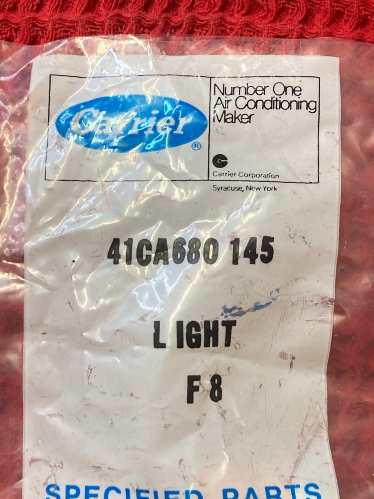 Carrier 41ca680145 indicator light yellow