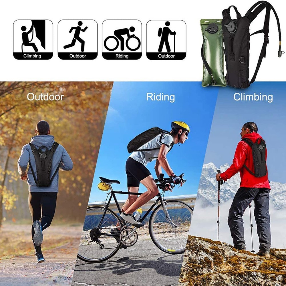 Water Backpack Hydration Backpack with Bladder Lightweight & Waterproof Hydra...