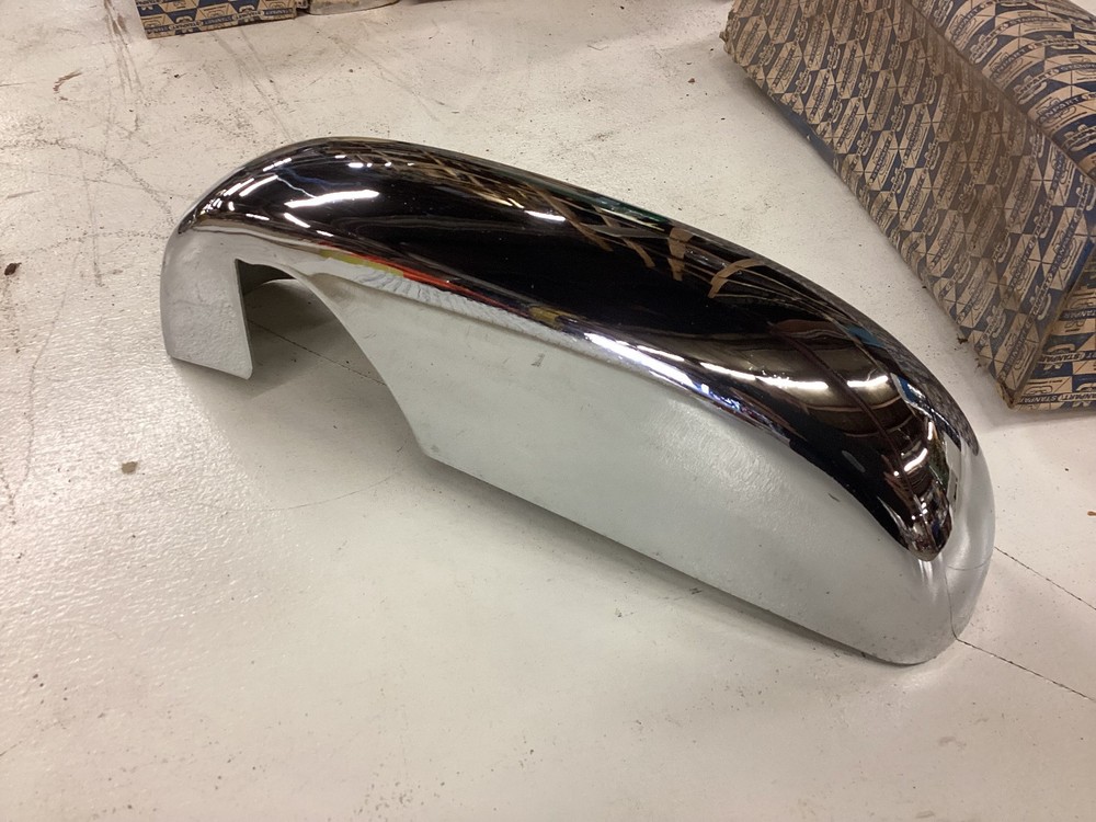 NOS Triumph TR5A Front Bumper Guards Overider 703047 NEVER INSTALLED