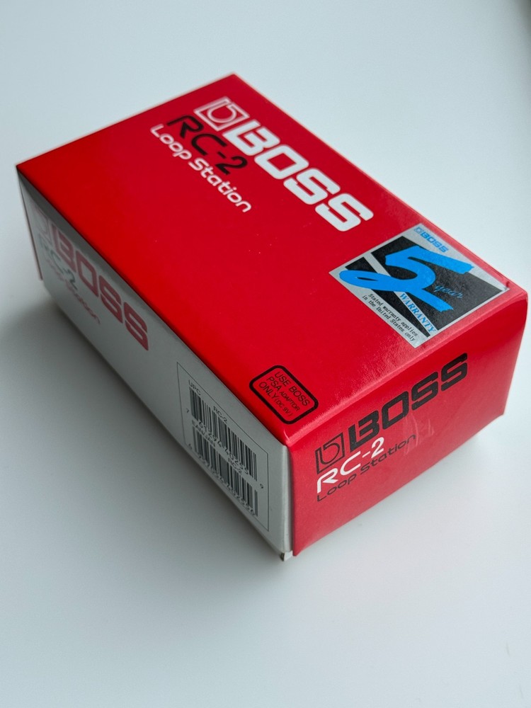 BOSS RC-2 Loop Station Effects Looper Pedal Loopstation RC2 w/ box & manual