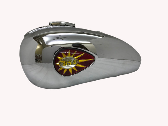BSA A65 Chrome 2 Gallon Tank | Fit For