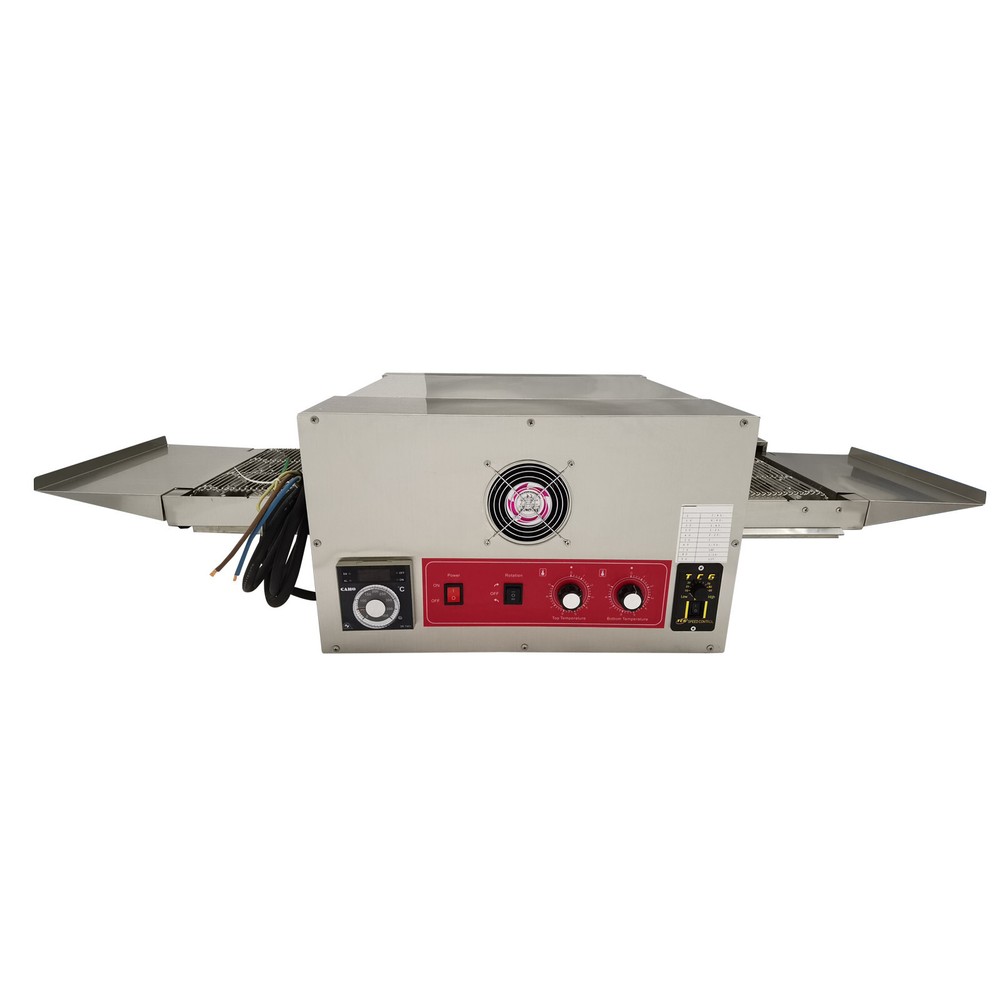 Countertop Conveyor Pizza Baking Oven 12" Belt Chain Type Baking Machine 220V