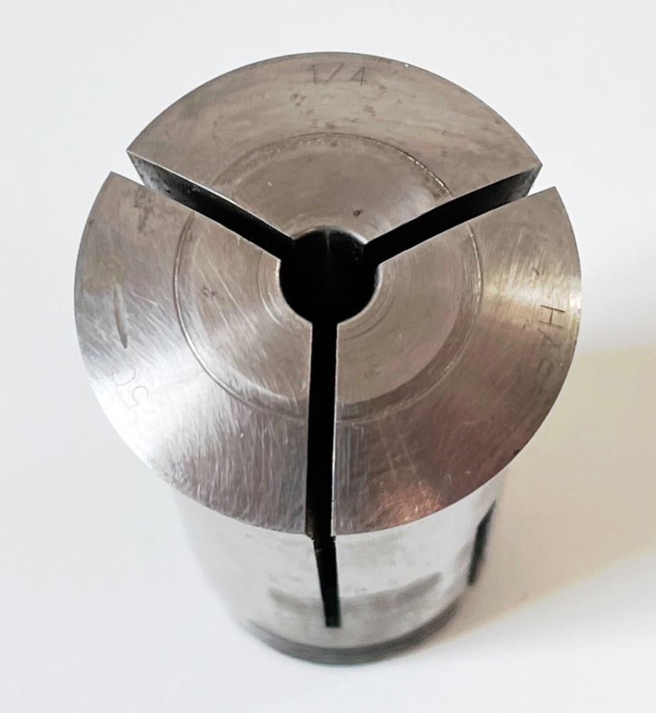 1/4" HARDINGE 5C Round Collet External & Internal Threads USA .25"