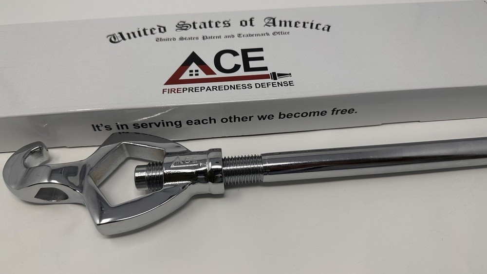 ￼ Fire Safe Home Bundle Including 1 Attack Fire Hose, Hydrant Valve, Wrench, Noz