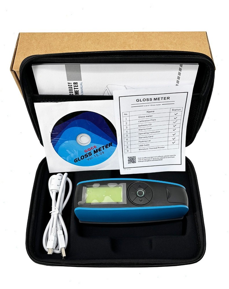 Multiple Angle Gloss Meter with Angle 20° 60° 85° for Rubber Printing Paper