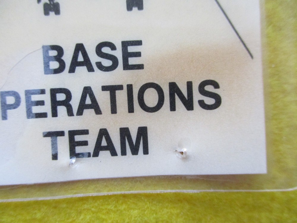 NASA STS-31 Base Operations Team PASS/BADGE Hubble Space Telescope Deployment