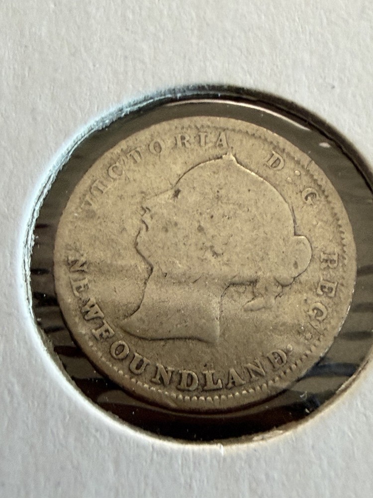 1896 Newfoundland 5 Cents Silver