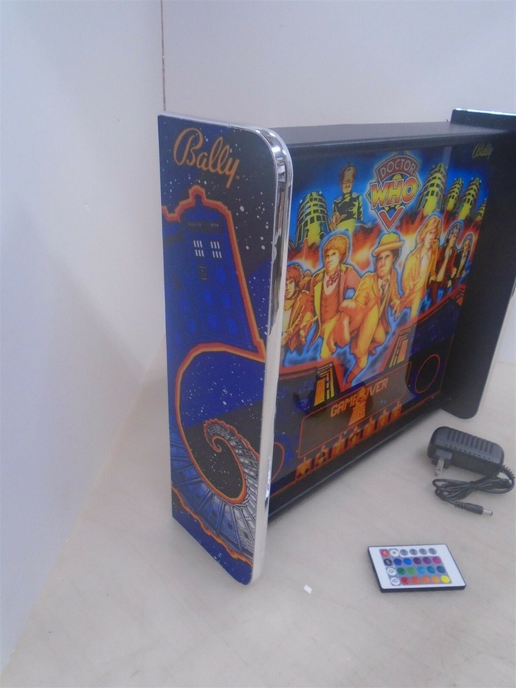 Bally Dr Who Pinball Head LED Display light box
