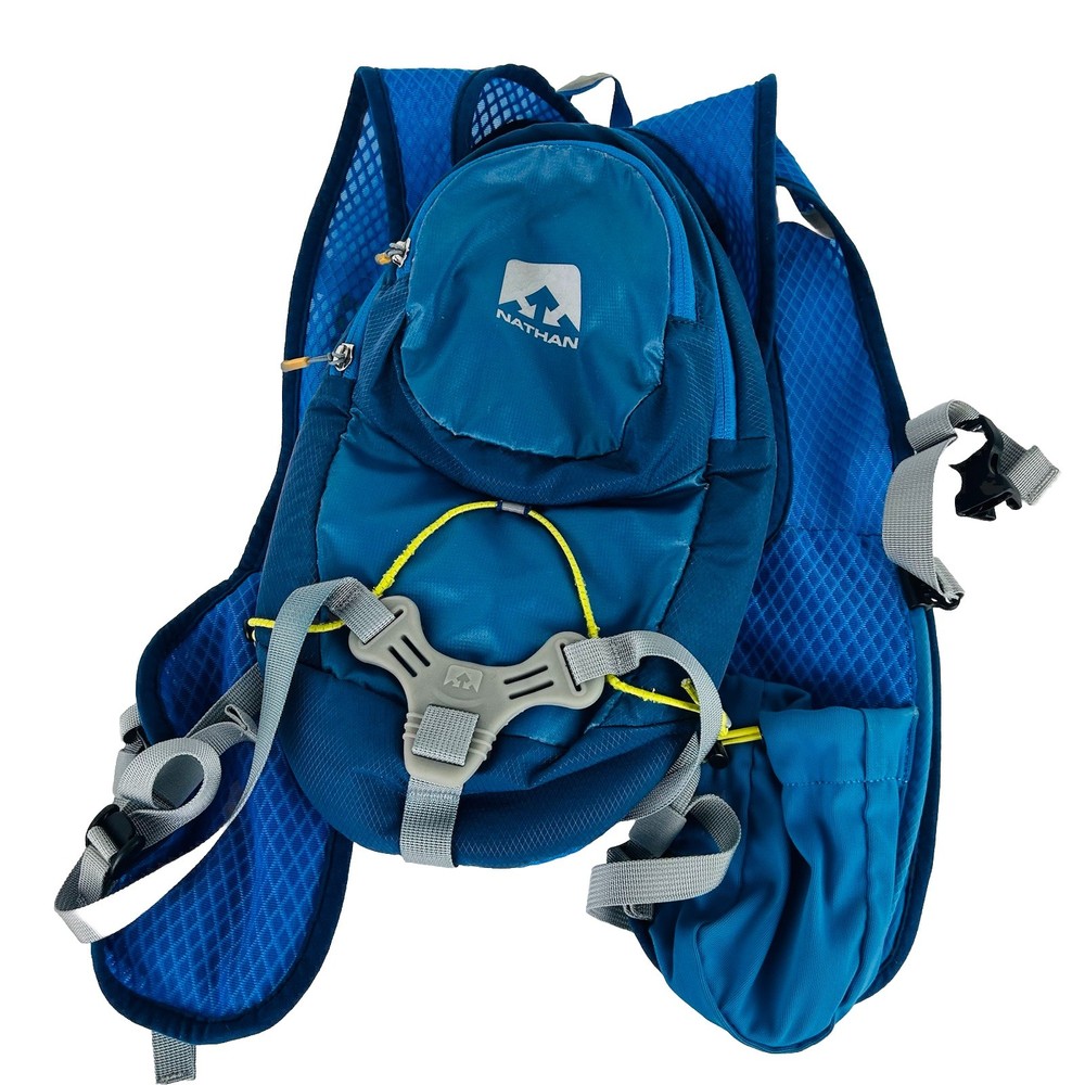 Nathan 2L Hydration Vest Backpack & Bladder Blue Running Hiking