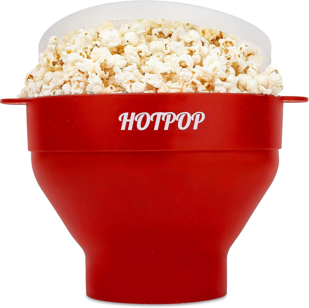 The Original Hotpop Silicone Popcorn Maker - Microwave Popcorn Popper - Collapsi