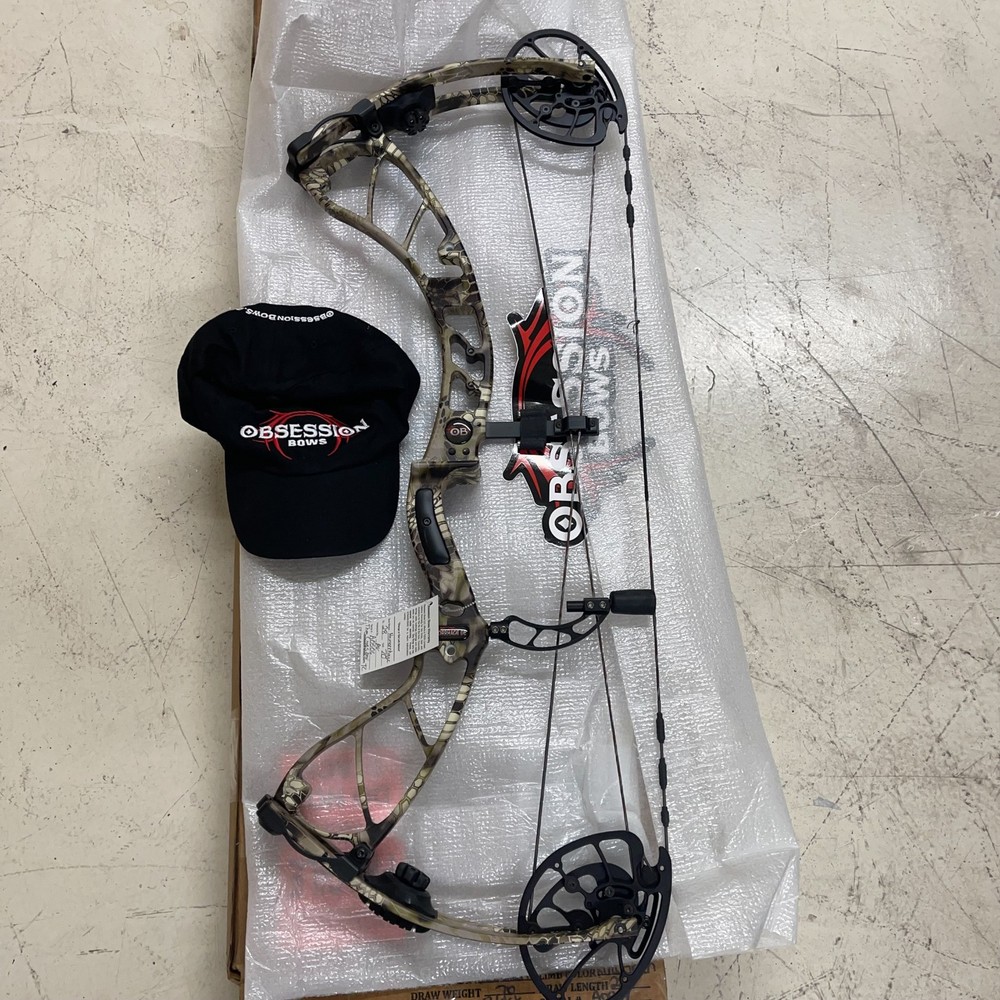 Obsession Hemorrhage 28/70# Compound Bow - Camo